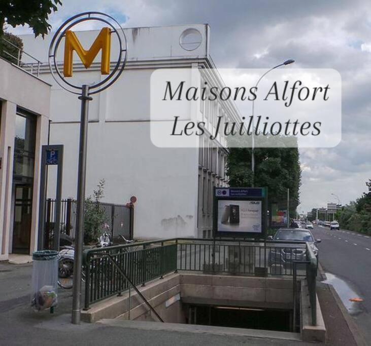 Escale-Marne Fr - 102 - Free Parking - Free Luggage Storage - All Equipped - Linen Included - Washing Machine - 10Mn Walk Metro 8 - Rer A - Panoramic View - From 1 To 4 Guests Maisons-Alfort Εξωτερικό φωτογραφία