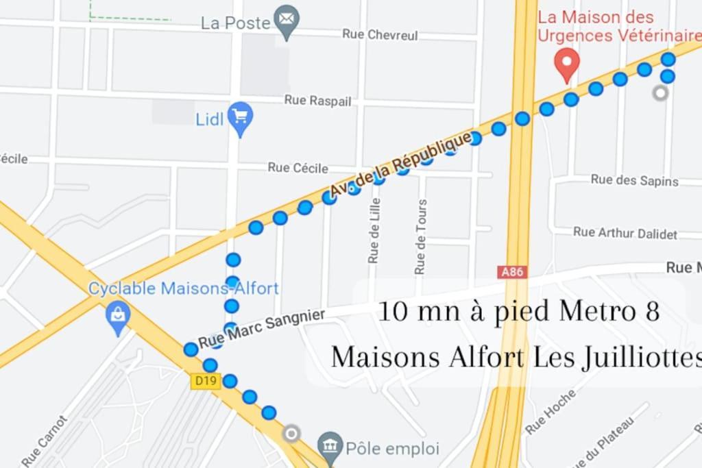 Escale-Marne Fr - 102 - Free Parking - Free Luggage Storage - All Equipped - Linen Included - Washing Machine - 10Mn Walk Metro 8 - Rer A - Panoramic View - From 1 To 4 Guests Maisons-Alfort Εξωτερικό φωτογραφία