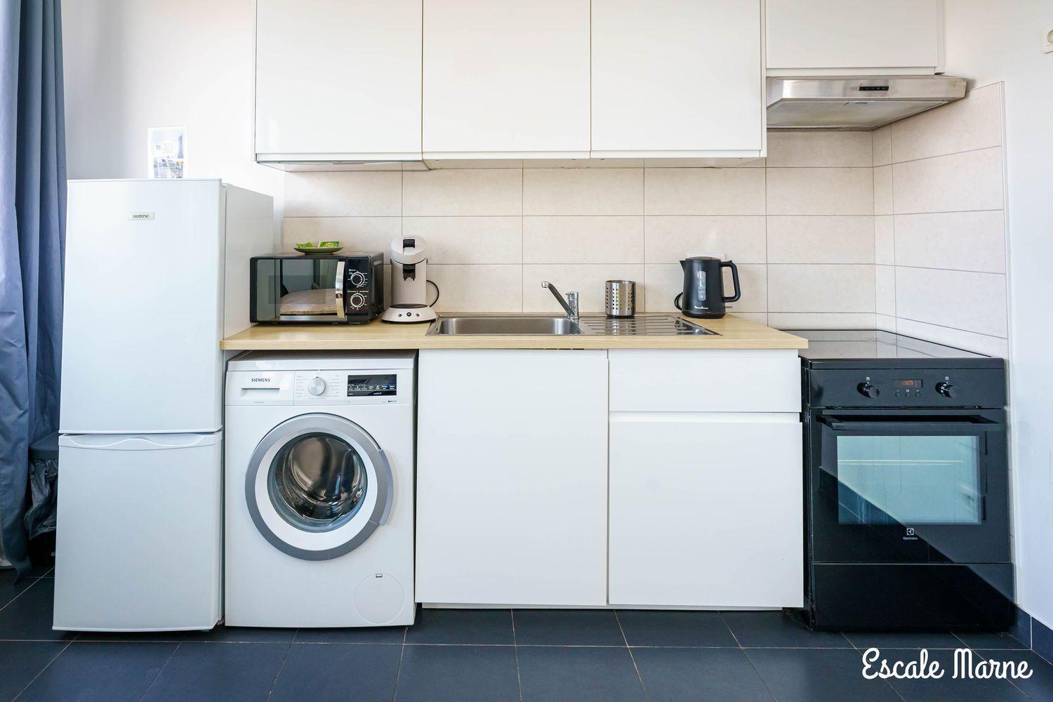 Escale-Marne Fr - 102 - Free Parking - Free Luggage Storage - All Equipped - Linen Included - Washing Machine - 10Mn Walk Metro 8 - Rer A - Panoramic View - From 1 To 4 Guests Maisons-Alfort Εξωτερικό φωτογραφία